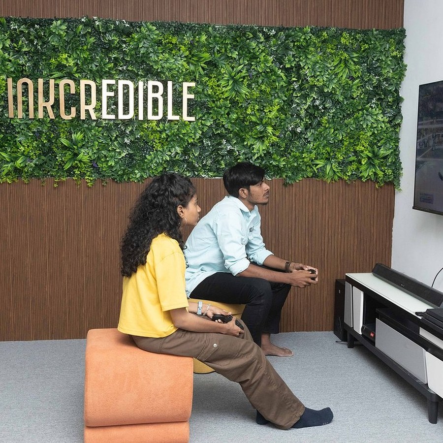 Inkcredible team lounge area