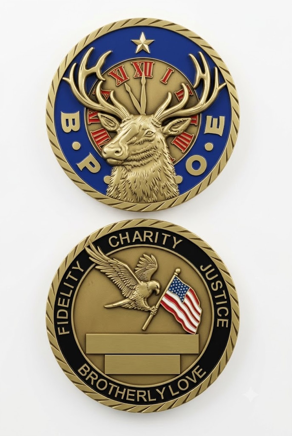 Challenge coin, finished product