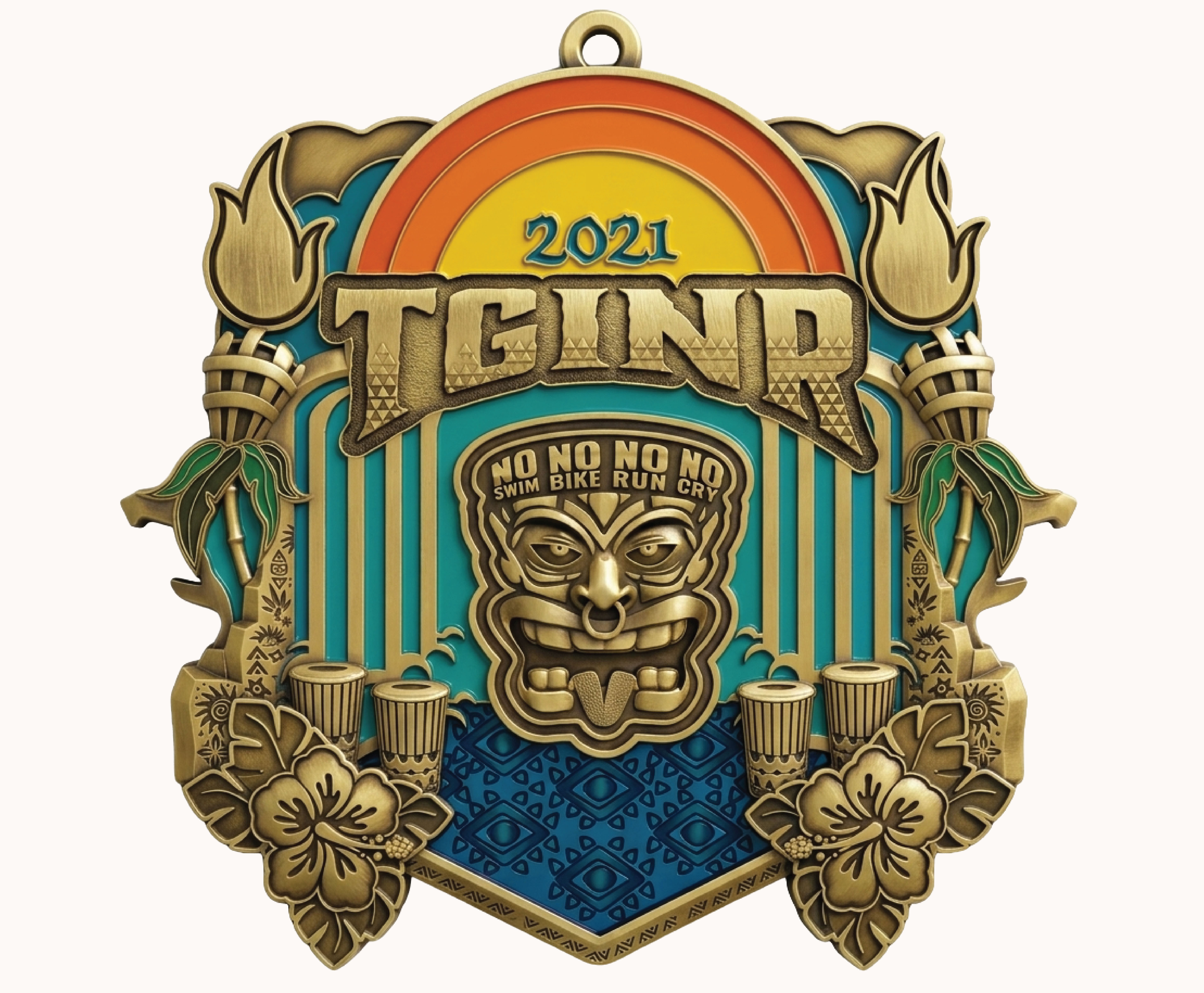 Sculpted medal, recognition award